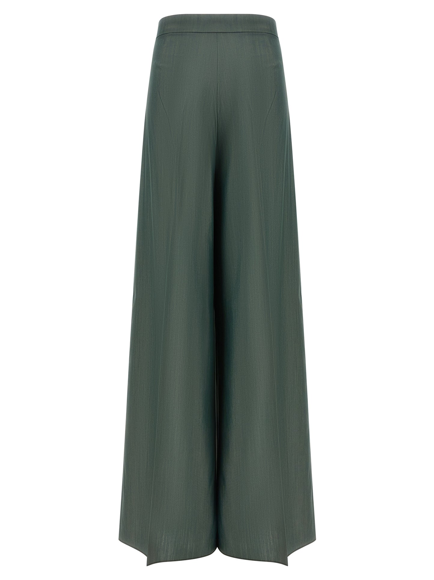Max Mara Zweifarbige Hose aus reiner Schurwolle