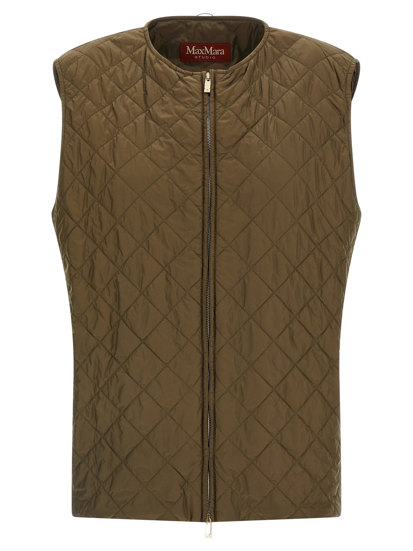 Max Mara Zweifarbiger Mantel aus Schurwolle