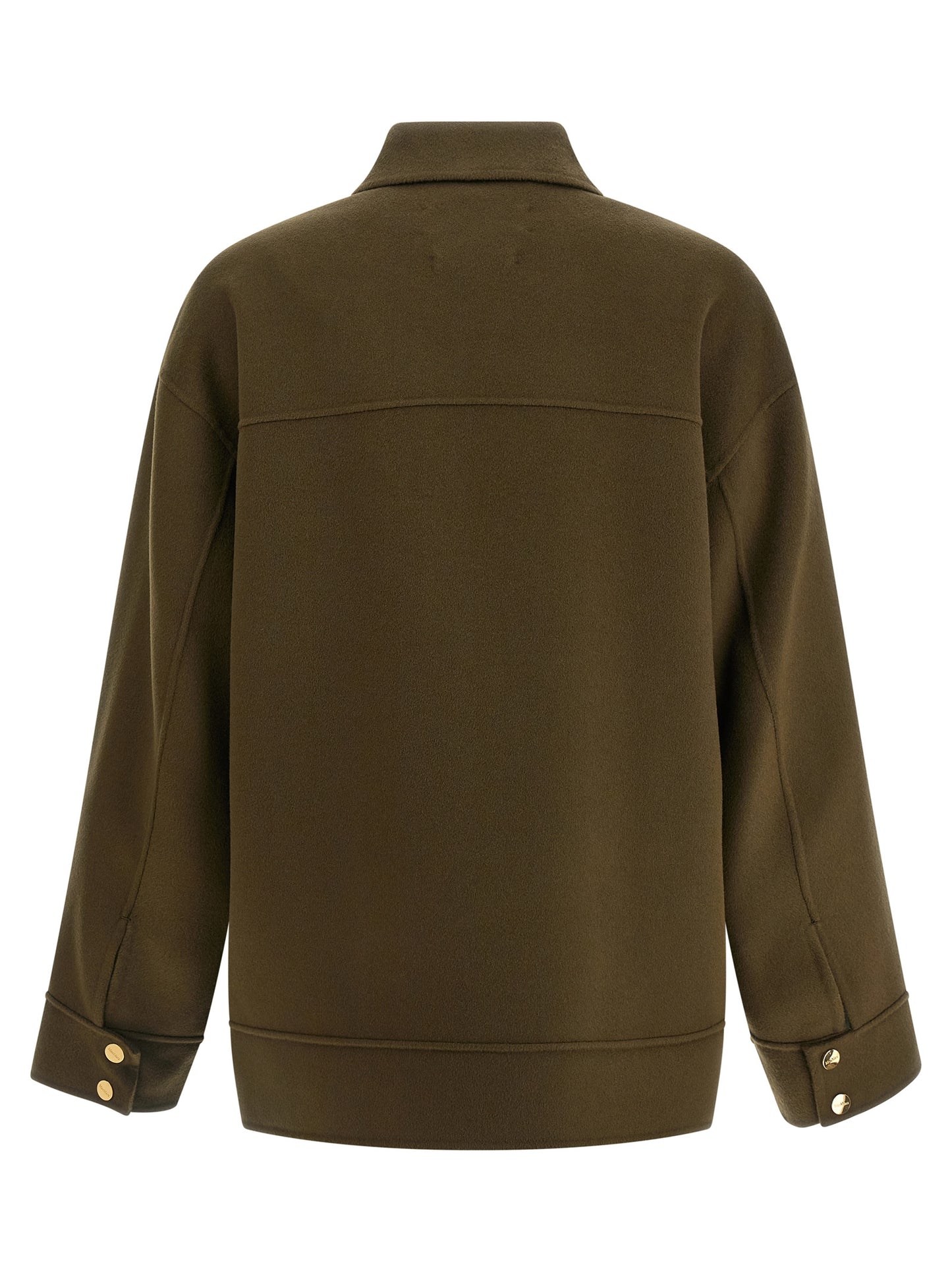Max Mara Zweifarbiger Mantel aus Schurwolle
