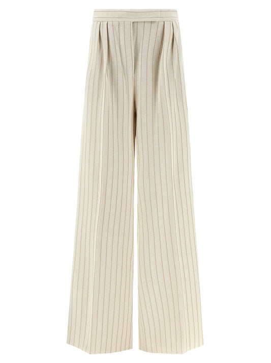 Max Mara Weiße Baumwollhose im Casual-Look