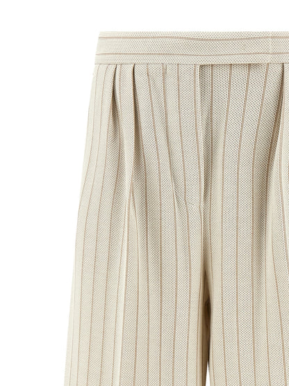 Max Mara Weiße Baumwollhose im Casual-Look