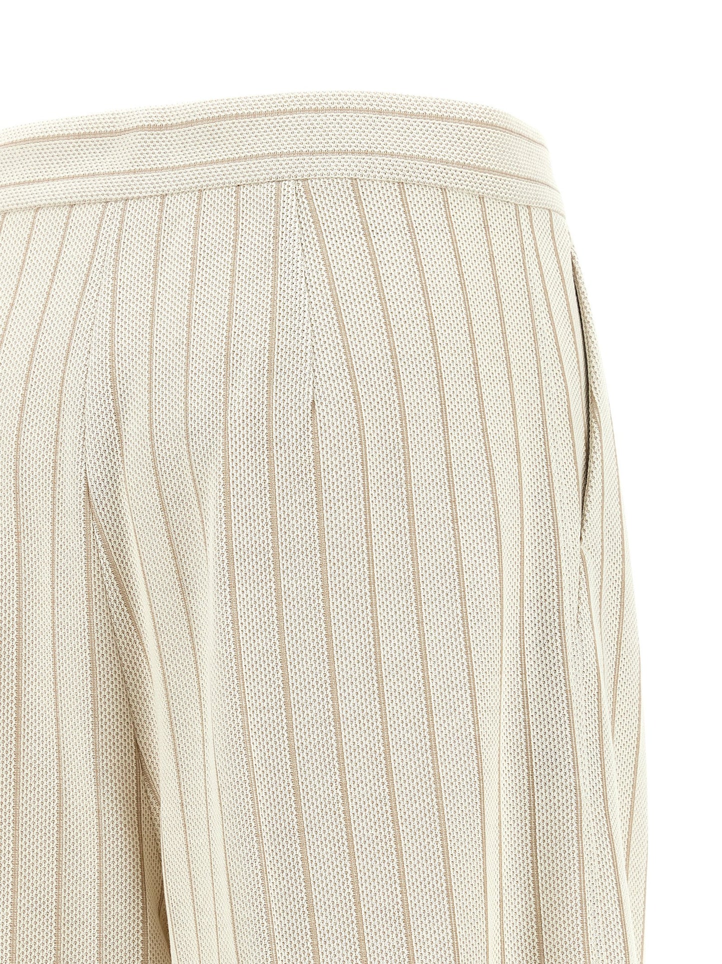 Max Mara Weiße Baumwollhose im Casual-Look