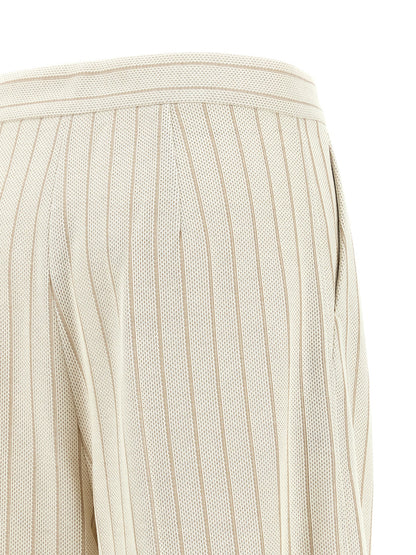 Max Mara Weiße Baumwollhose im Casual-Look