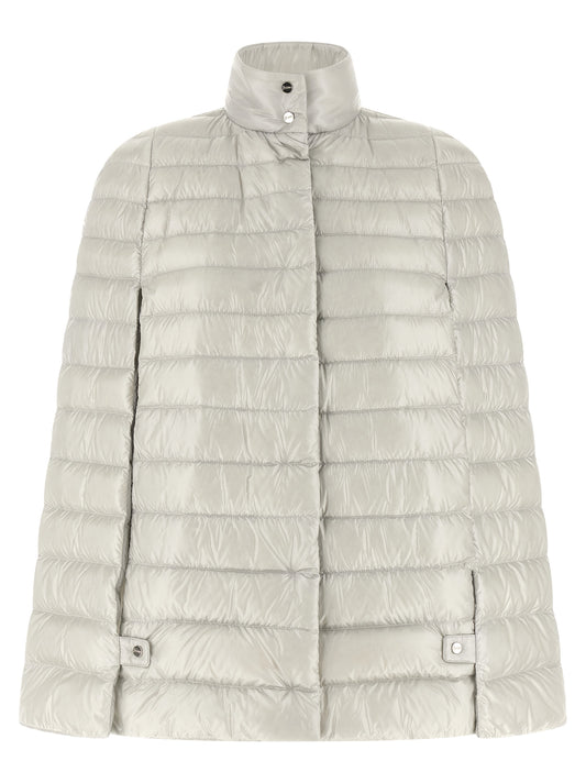 Herno Graue Polyamid-Jacke in voller Länge – Produktansicht 1 | Arca Lucia
