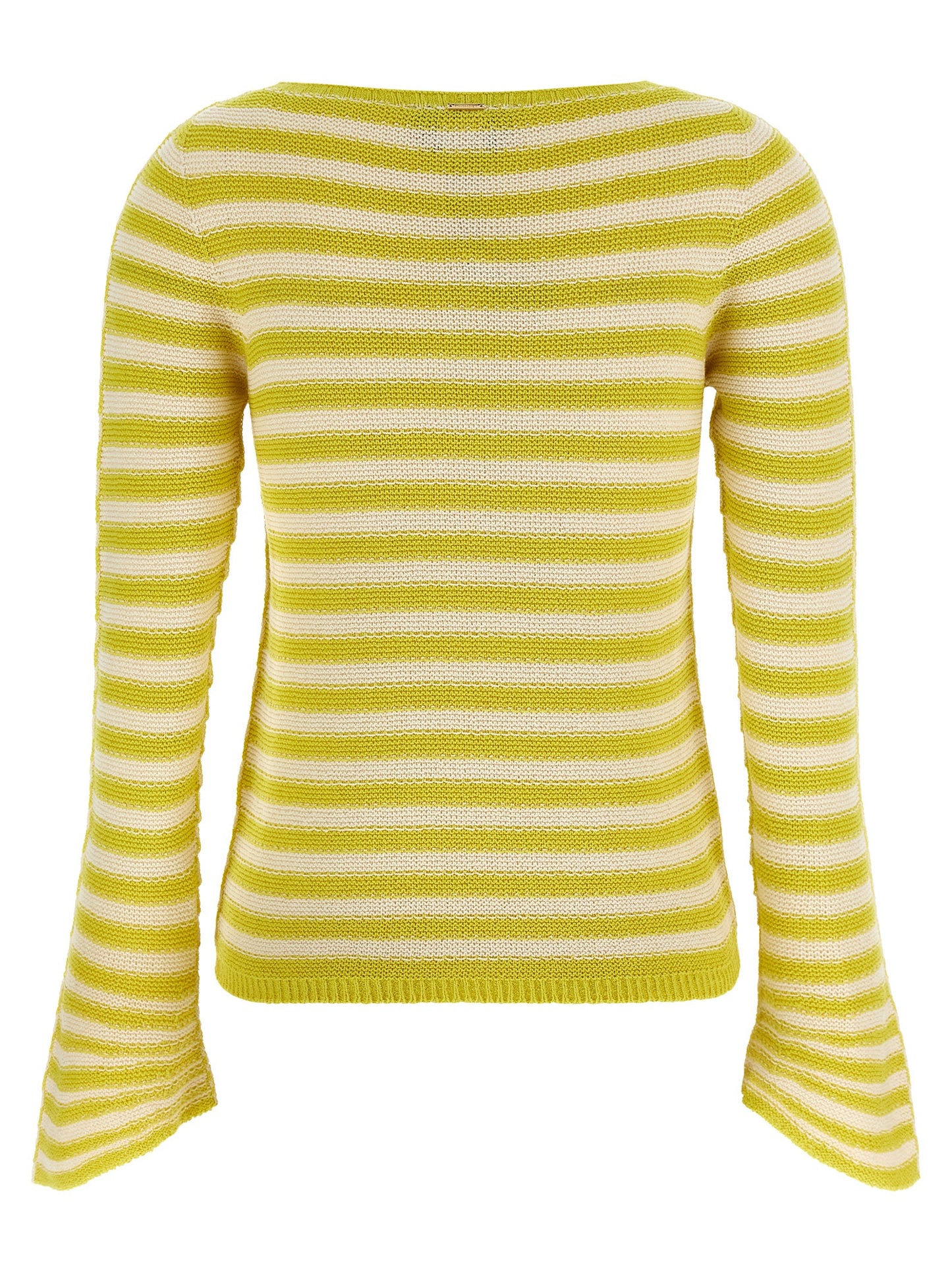 Twinset Baumwoll-Cardigan in Zweifarbenoptik