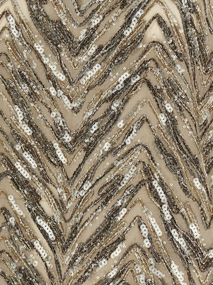 Brunello Cucinelli Beige Seidentops