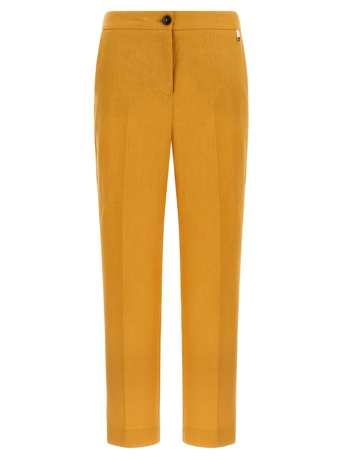 Herno Orange Leinen Casual Hose – Produktansicht 1 | Arca Lucia