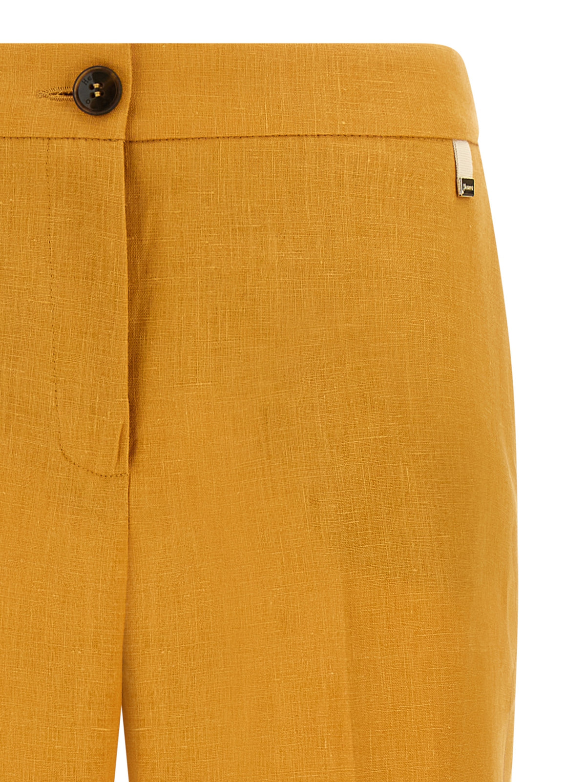 Herno Orange Leinen Casual Hose – Produktansicht 3 | Arca Lucia