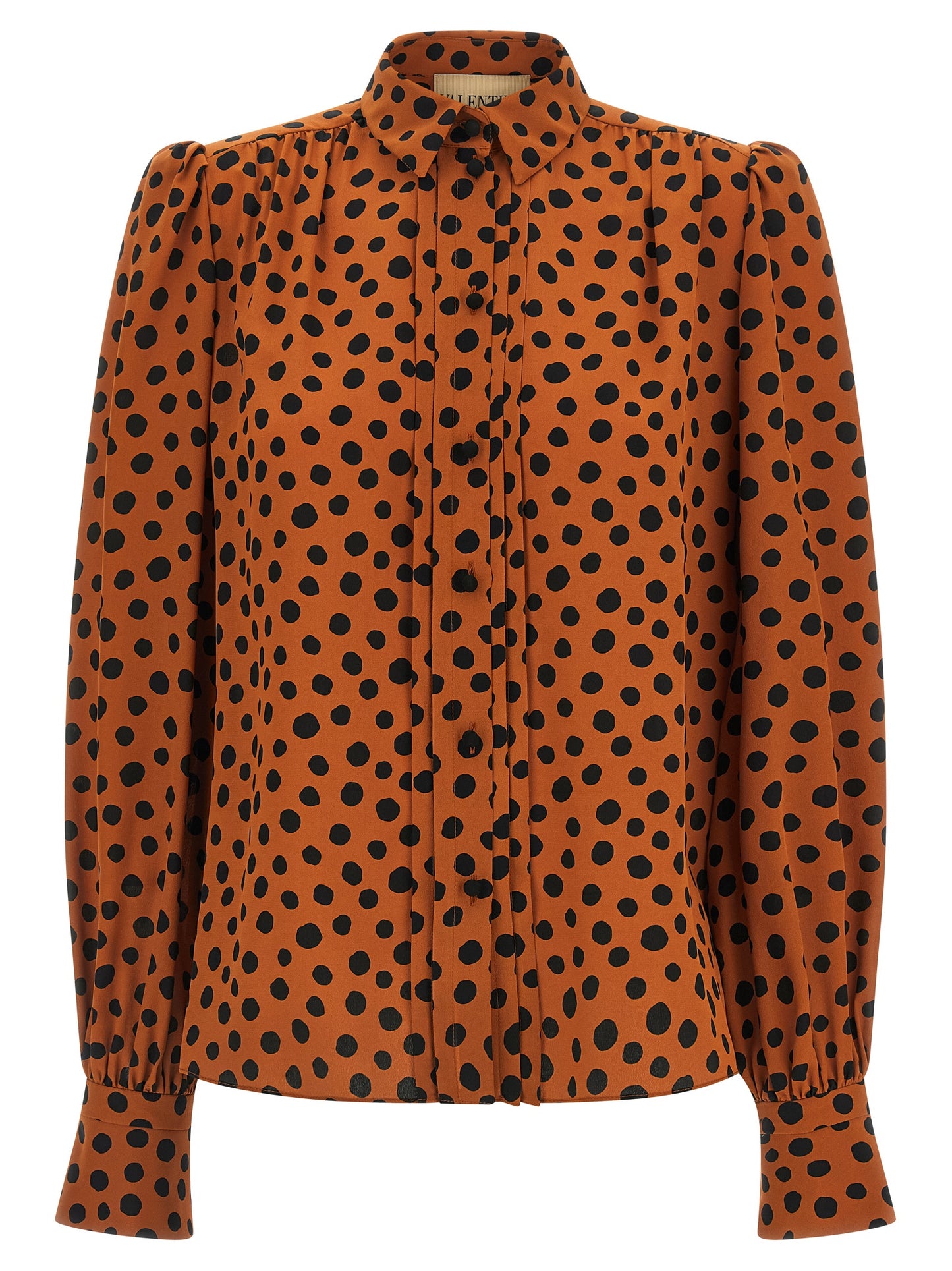 Valentino Garavani Orange Seidenbluse
