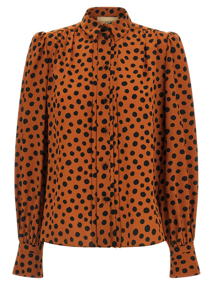 Valentino Garavani Orange Seidenbluse