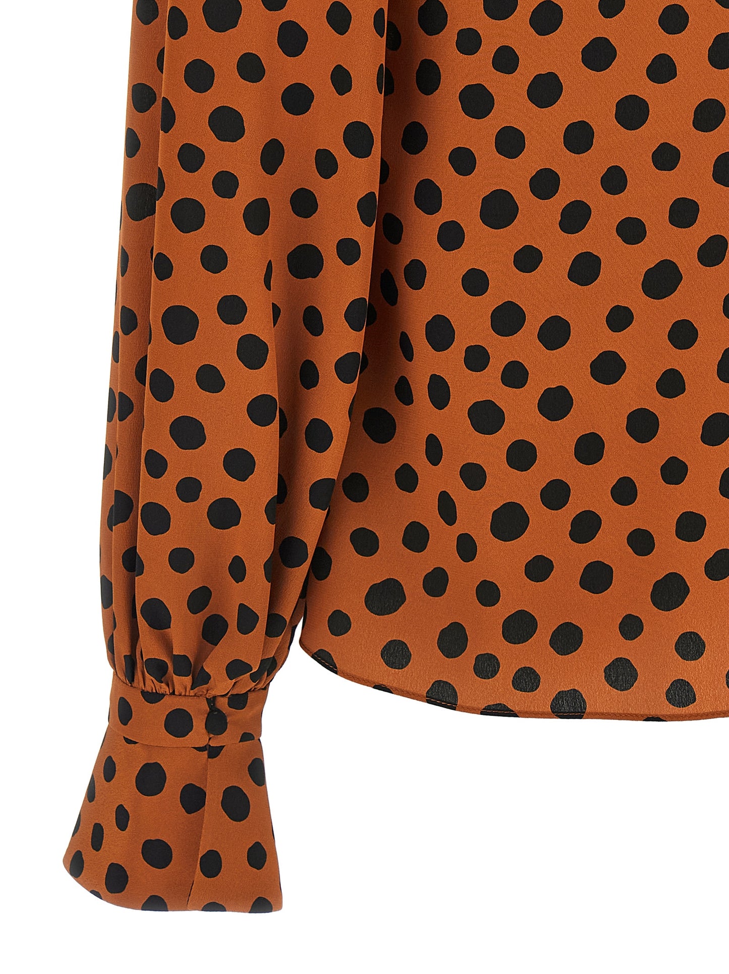 Valentino Garavani Orange Seidenbluse