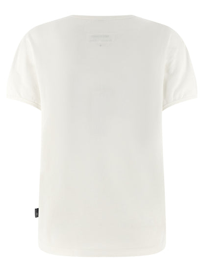 MM6 Maison Margiela Weißes Baumwoll-T-Shirt