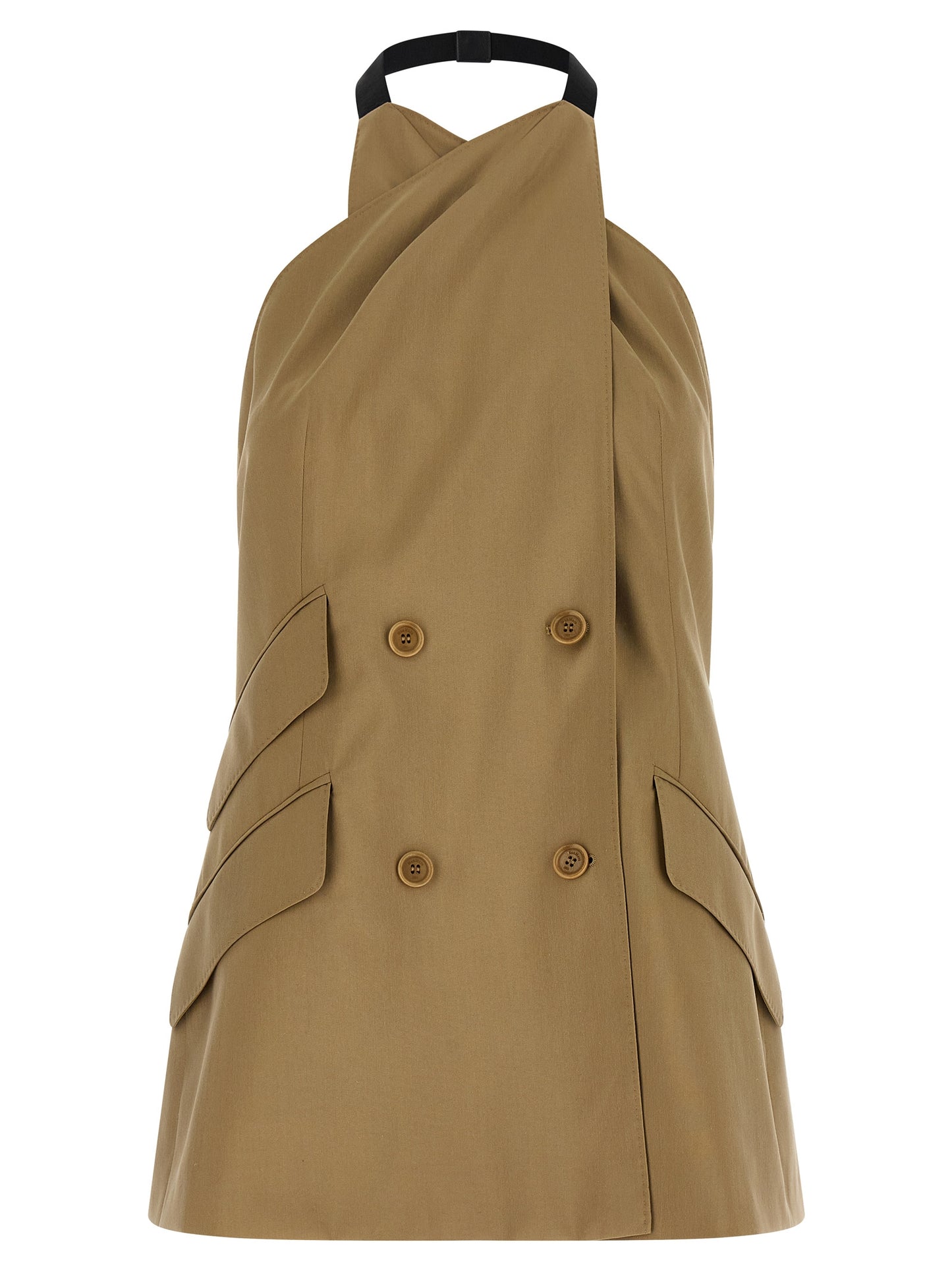 Max Mara Mantel aus reiner Schurwolle in Beige
