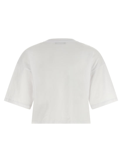 Balmain Weißes Baumwoll-T-Shirt