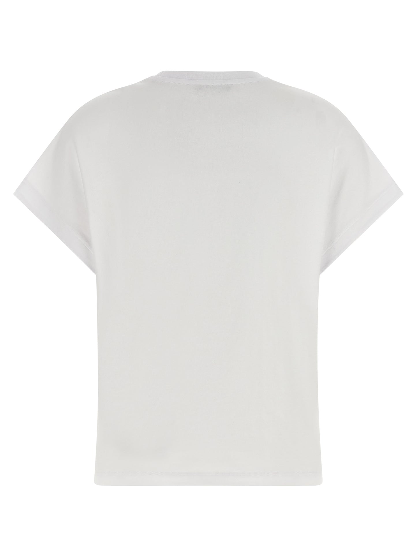 Balmain Weißes Baumwoll-T-Shirt