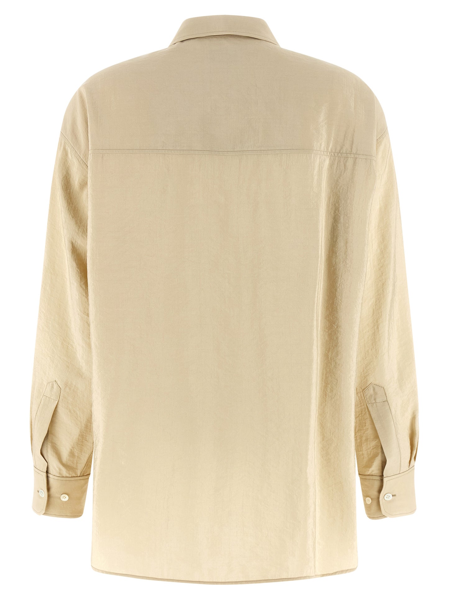 Lemaire Beige Seidenbluse