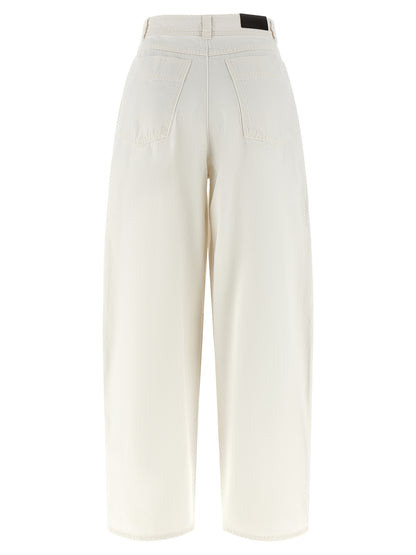 Lemaire Weiße Baumwoll-Jeans Denim
