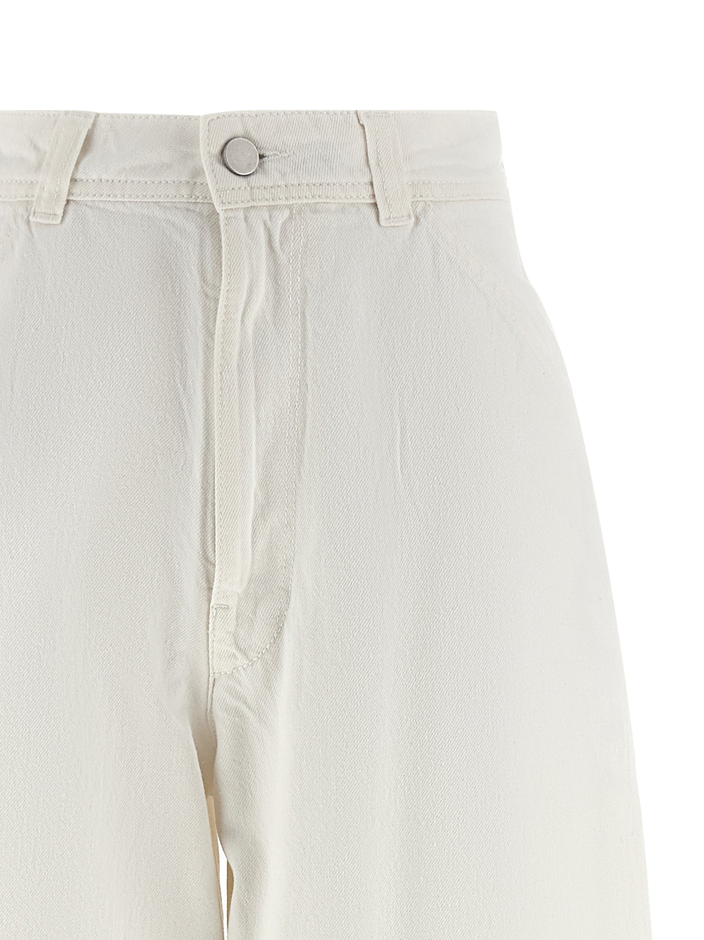 Lemaire Weiße Baumwoll-Jeans Denim