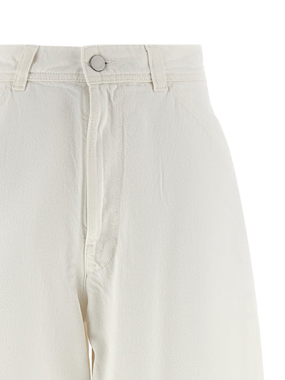 Lemaire Weiße Baumwoll-Jeans Denim
