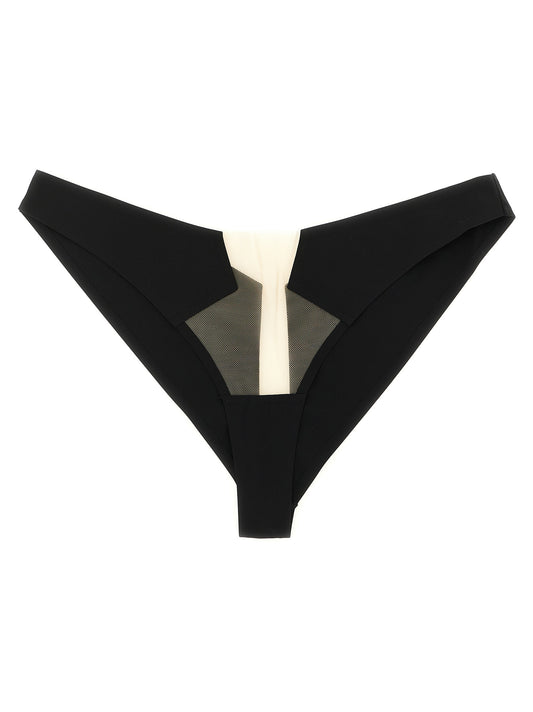 Rick Owens Schwarzer Nylon-Slip