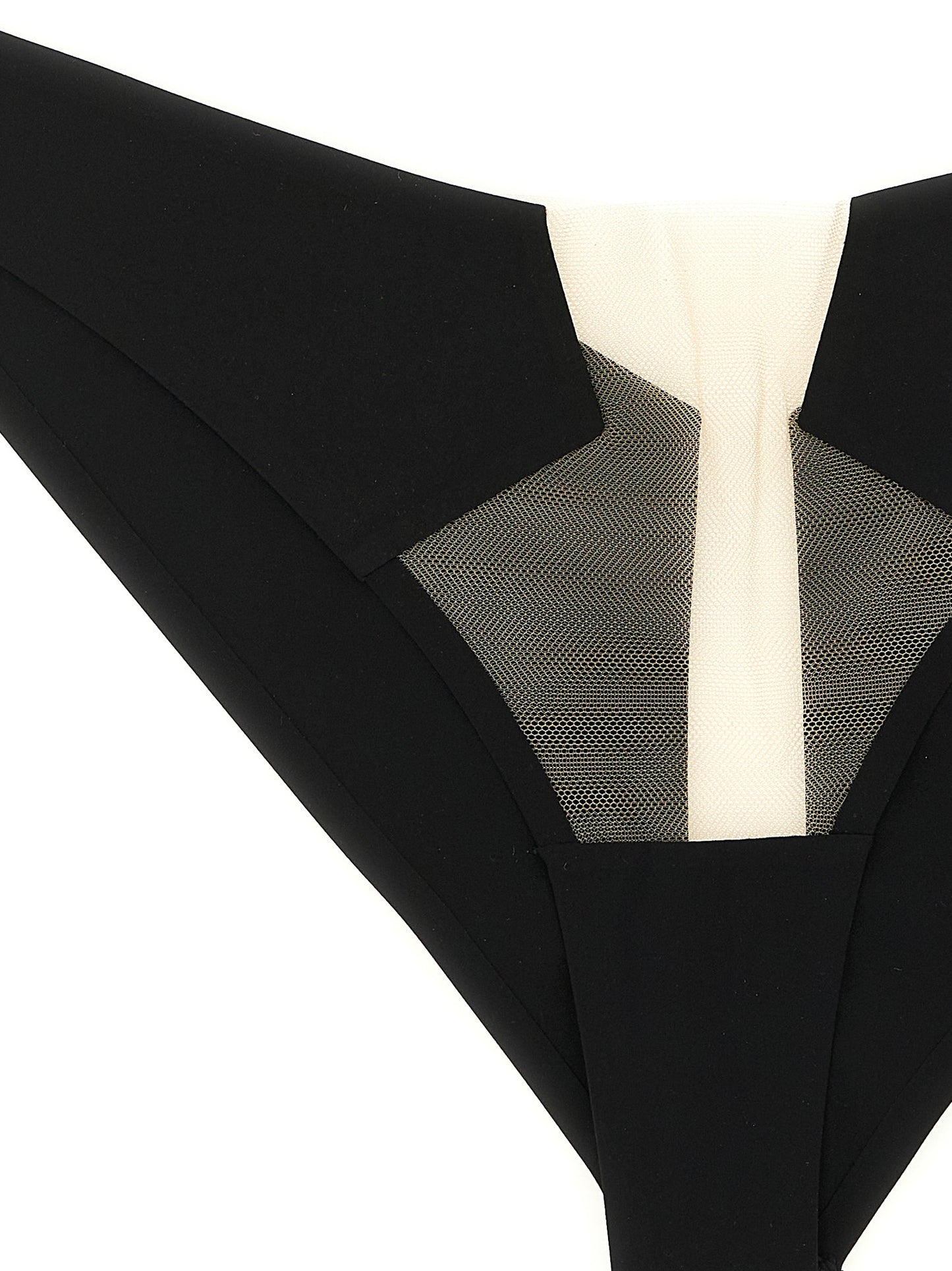 Rick Owens Schwarzer Nylon-Slip