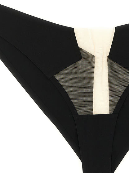 Rick Owens Schwarzer Nylon-Slip