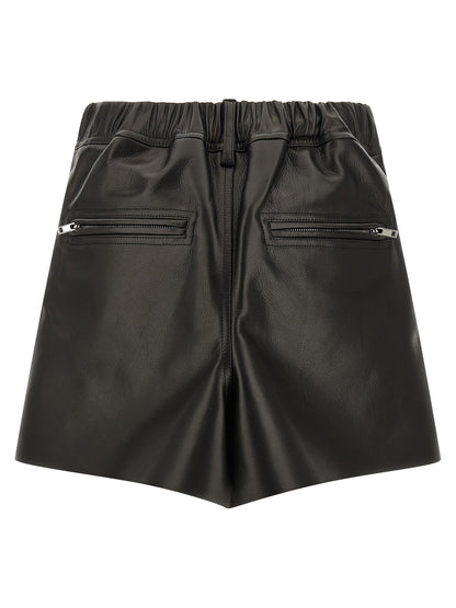 Rick Owens Langer Rock aus schwarzem Kalbsleder