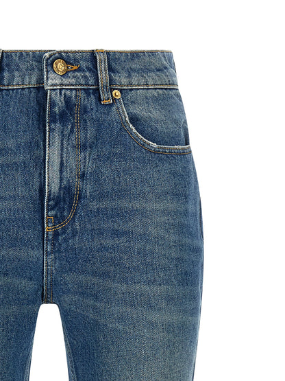 Golden Goose Blaue Baumwoll-Jeans mit ausgestelltem Bein