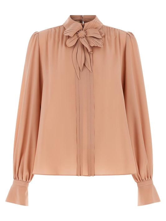 Valentino Garavani Mehrfarbige Seidenbluse