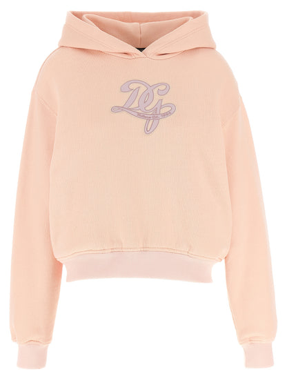 Dolce & Gabbana Mehrfarbige Baumwollkapuzenpullover