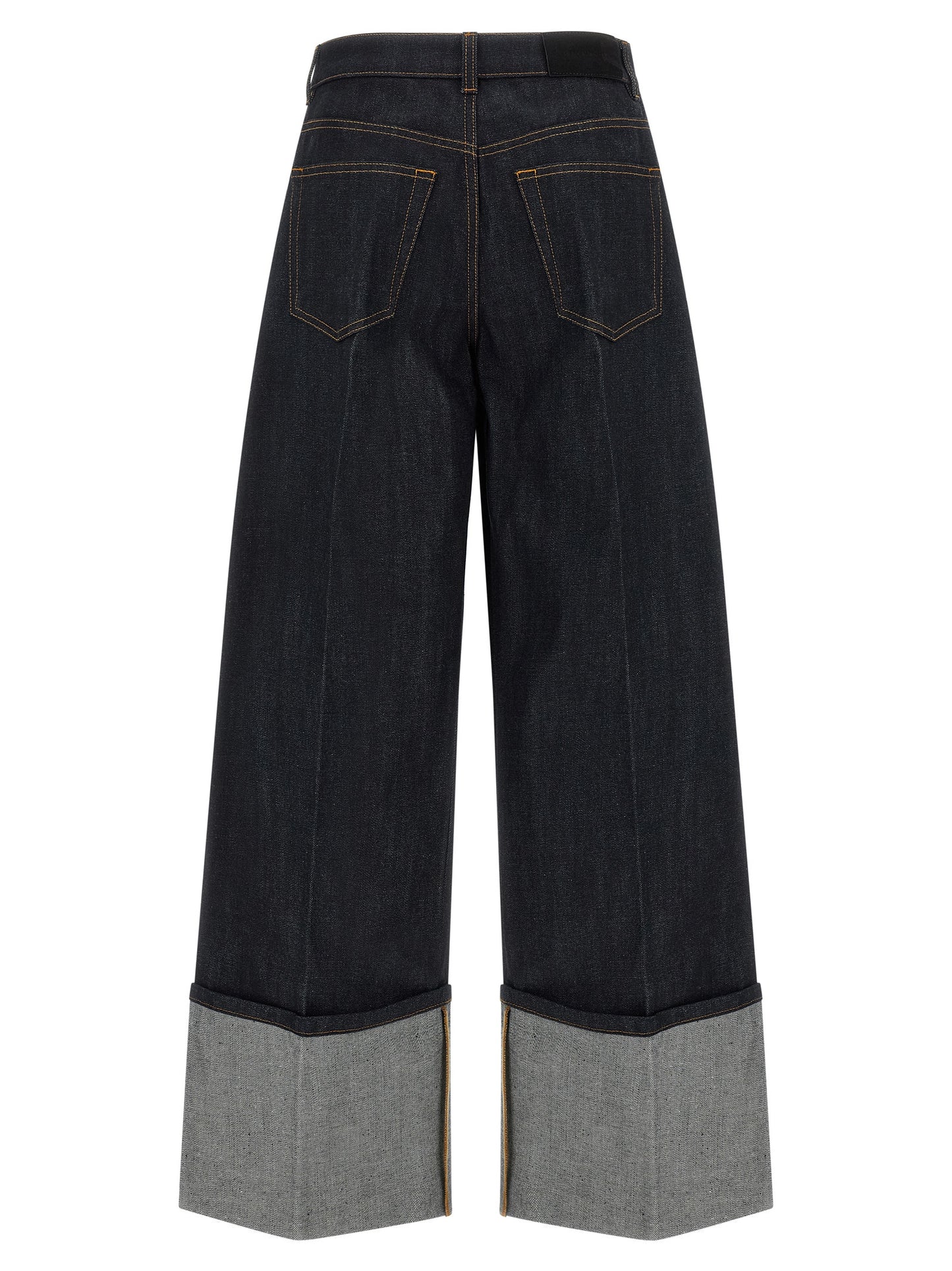 Givenchy Blaue Baumwoll-Jeans mit ausgestelltem Bein
