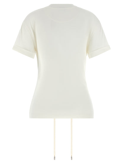 Alexander McQueen Weißes Baumwoll-T-Shirt