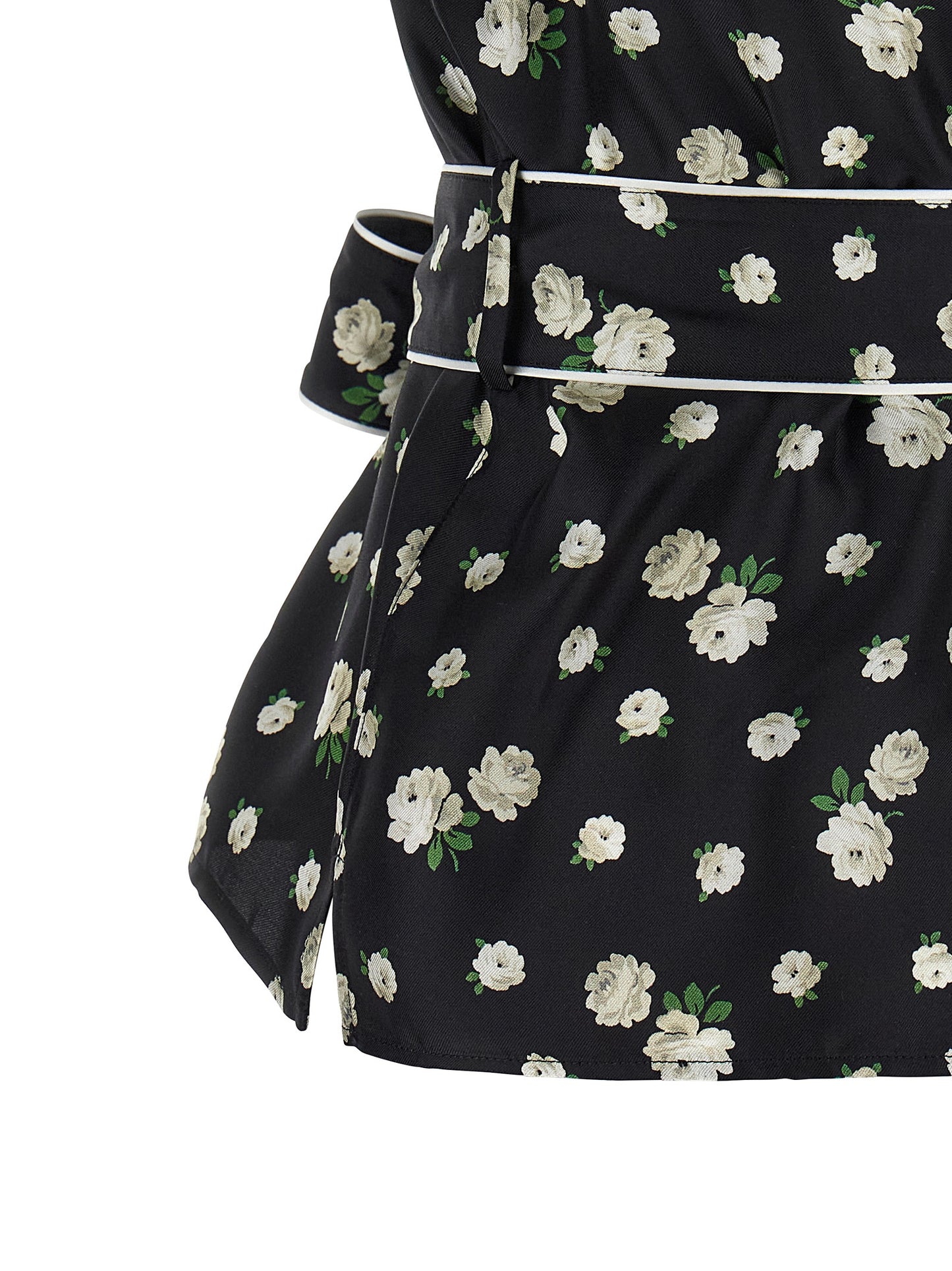Dolce & Gabbana Schwarze Seidenbluse