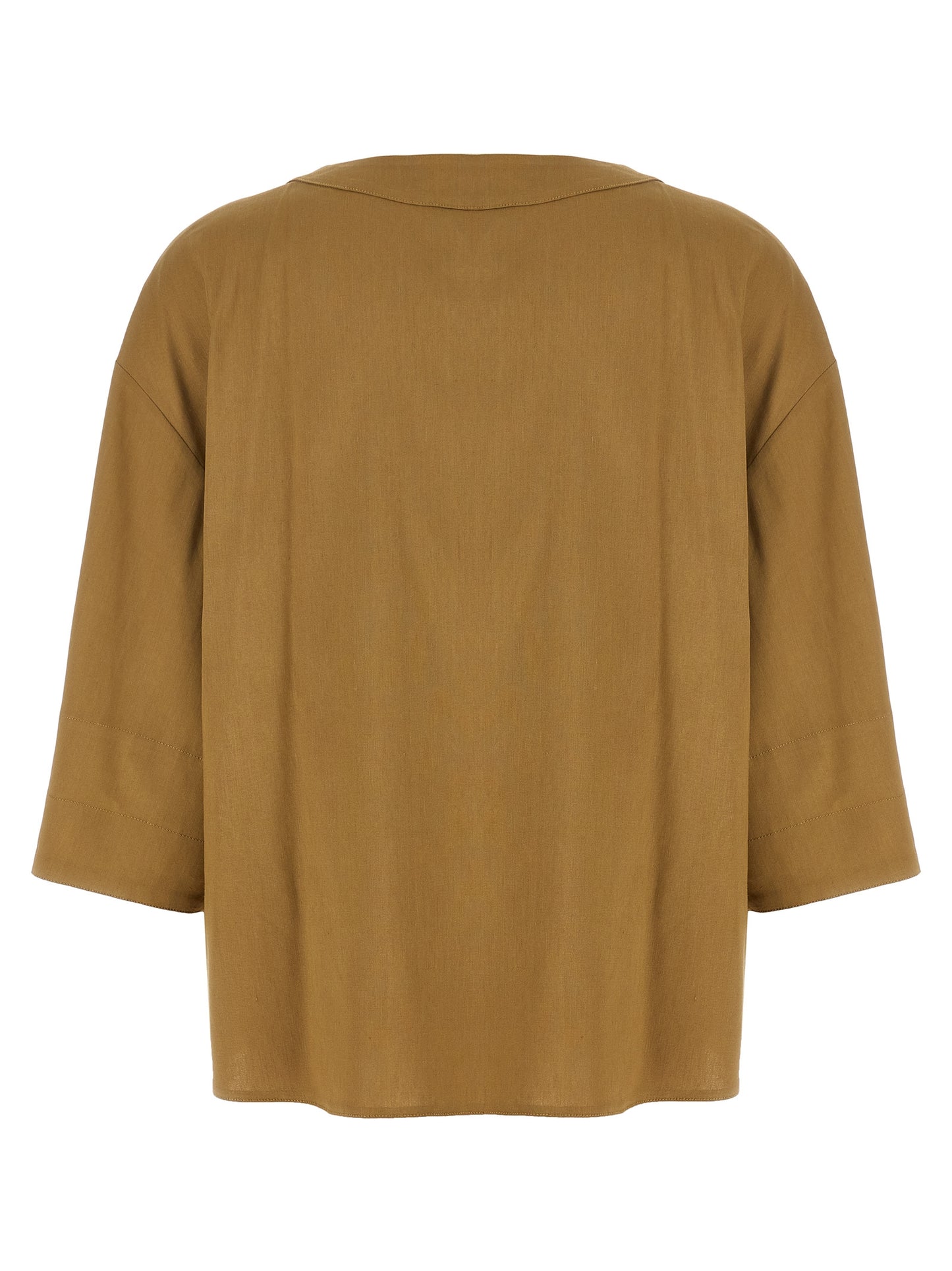 Max Mara Bicolor Leinenbluse