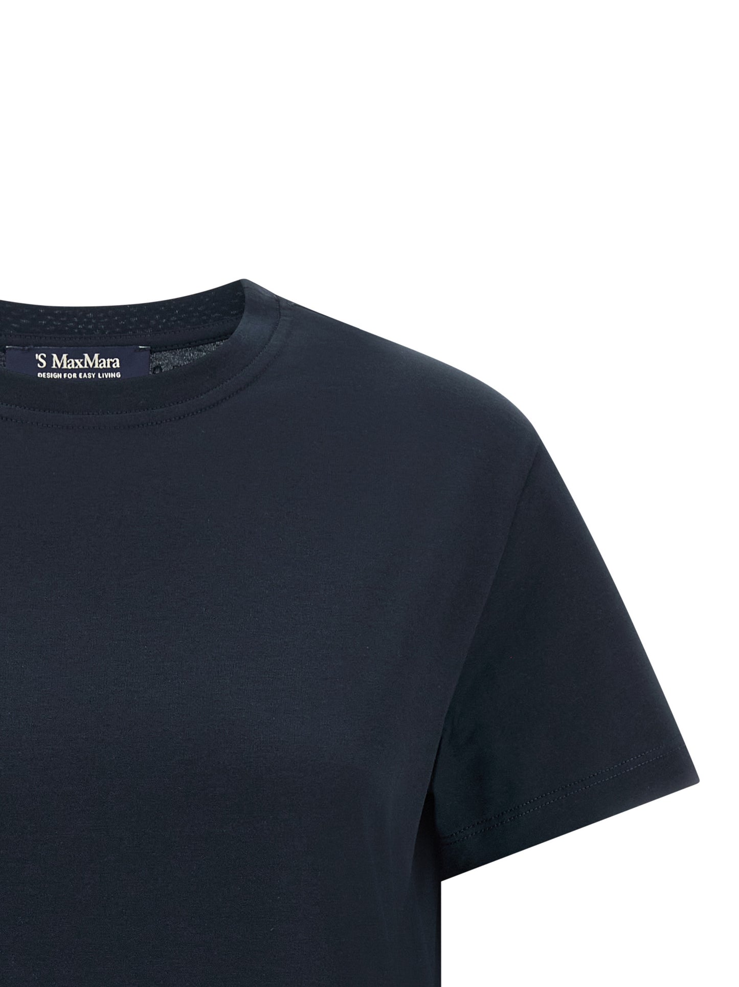 'S Max Mara Blaues Baumwoll-T-Shirt