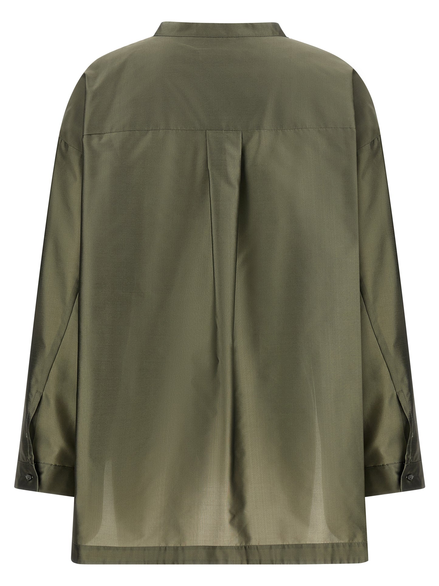 'S Max Mara Grüne Polyester-Bluse
