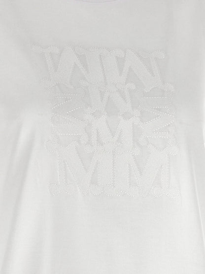 Max Mara Weißes Baumwoll-T-Shirt