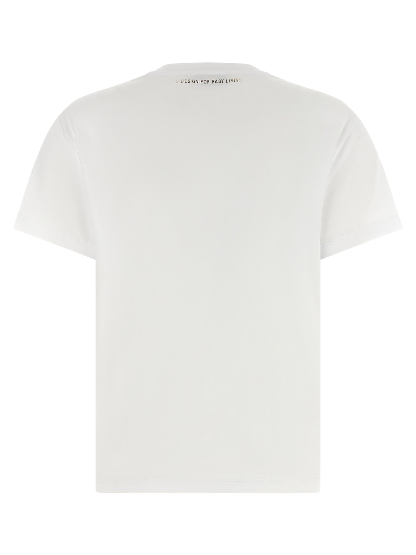 'S Max Mara Goldenes Baumwoll-T-Shirt