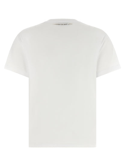 'S Max Mara Goldenes Baumwoll-T-Shirt