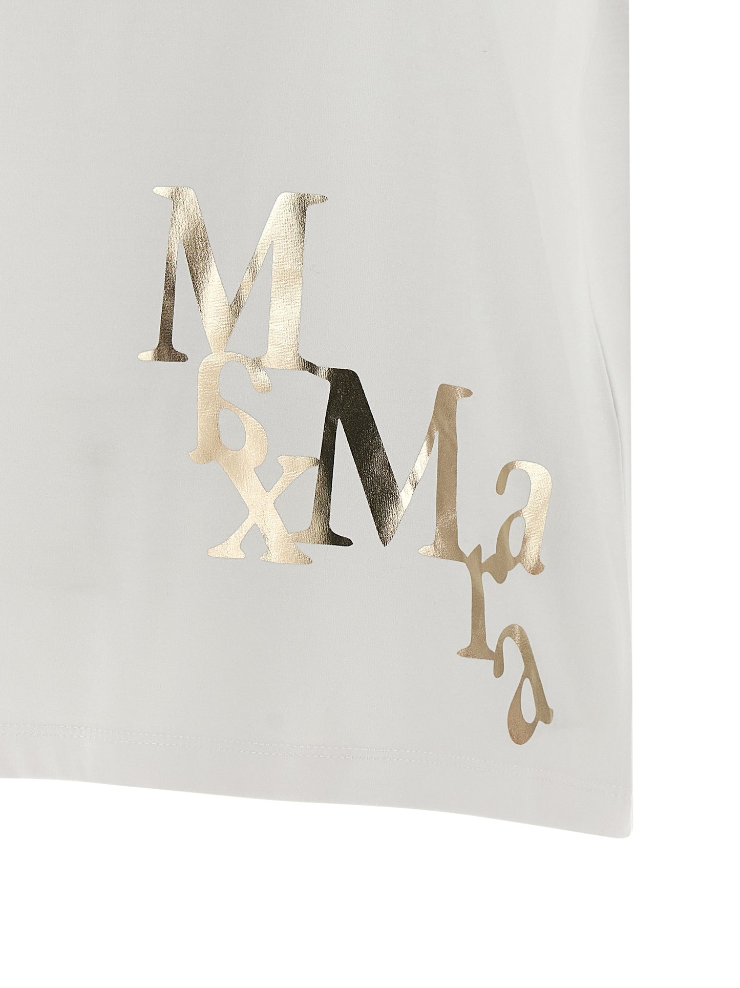 'S Max Mara Goldenes Baumwoll-T-Shirt