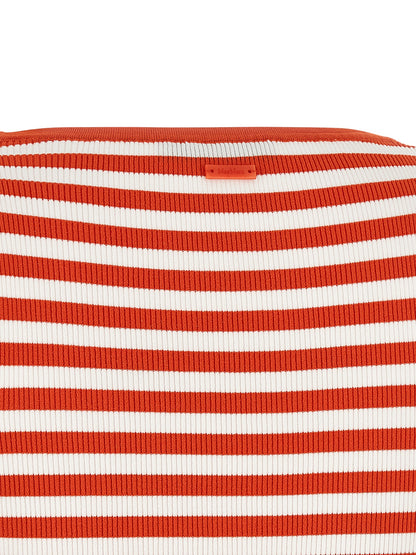 Max Mara Ärmelloses T-Shirt aus Viskose in Multicolor