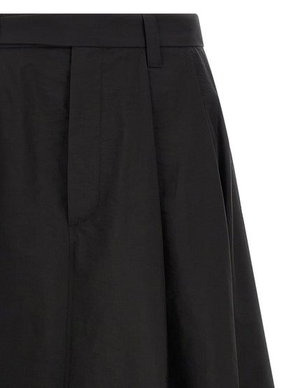 Brunello Cucinelli Blackr Cotton-MidiSkirt