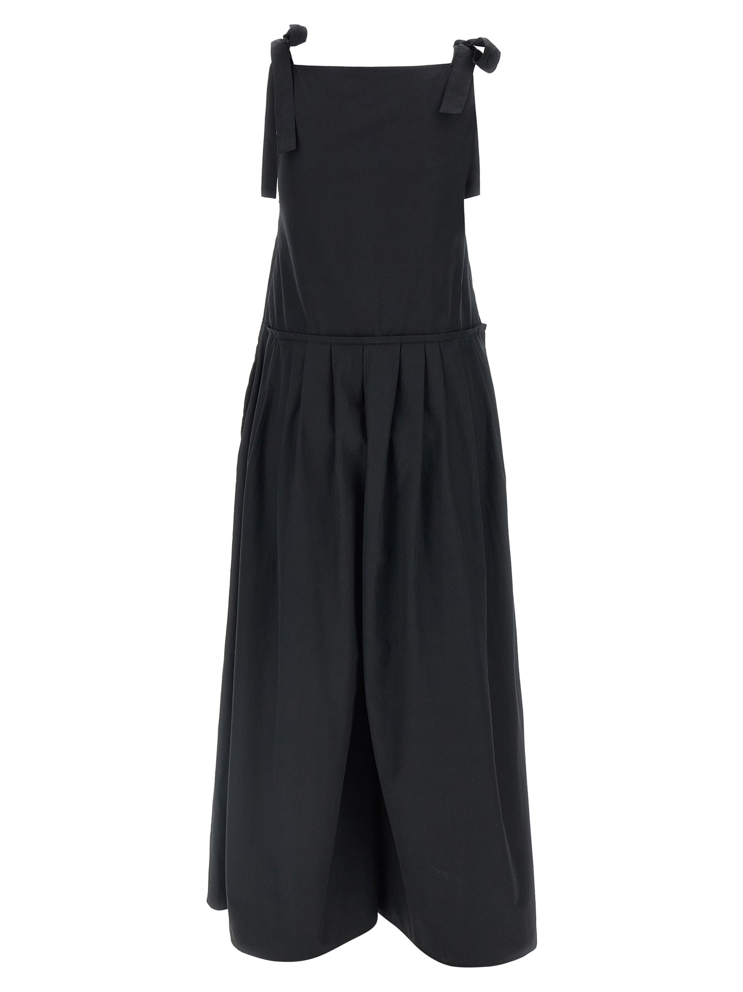 Max Mara Schwarzer Baumwoll-Jumpsuit
