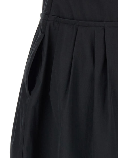 Max Mara Schwarzer Baumwoll-Jumpsuit