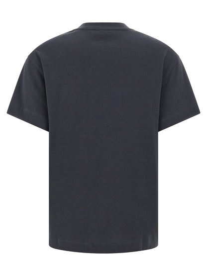 Brunello Cucinelli Blaues Baumwoll-T-Shirt