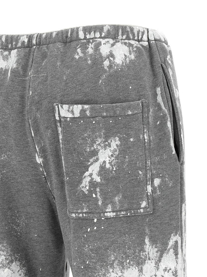MM6 Maison Margiela Graue Baumwoll-Jogginghose (Sporthose)