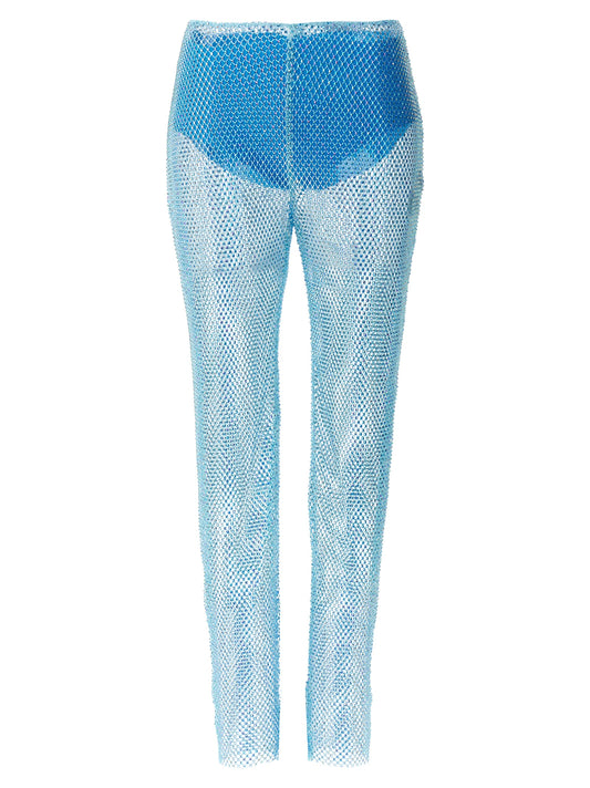 Giuseppe Di Morabito Blaue Freizeithose aus Polyamid