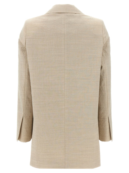 Max Mara Mantel aus reiner Schurwolle in Beige
