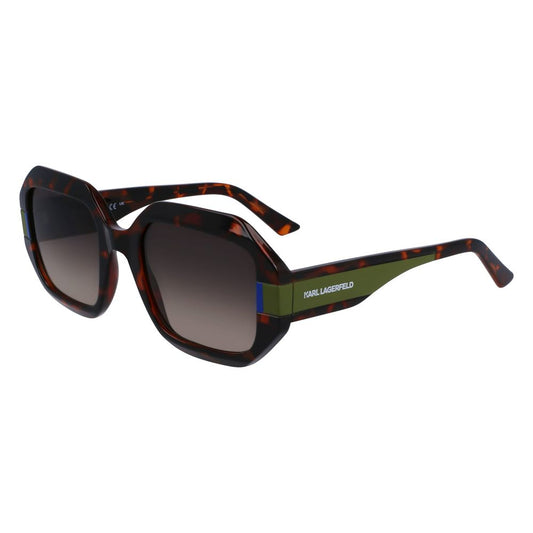 Karl Lagerfeld Braune Spritzguss-Sonnenbrille