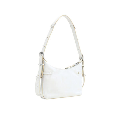 Givenchy Weiße Leder Schultertasche